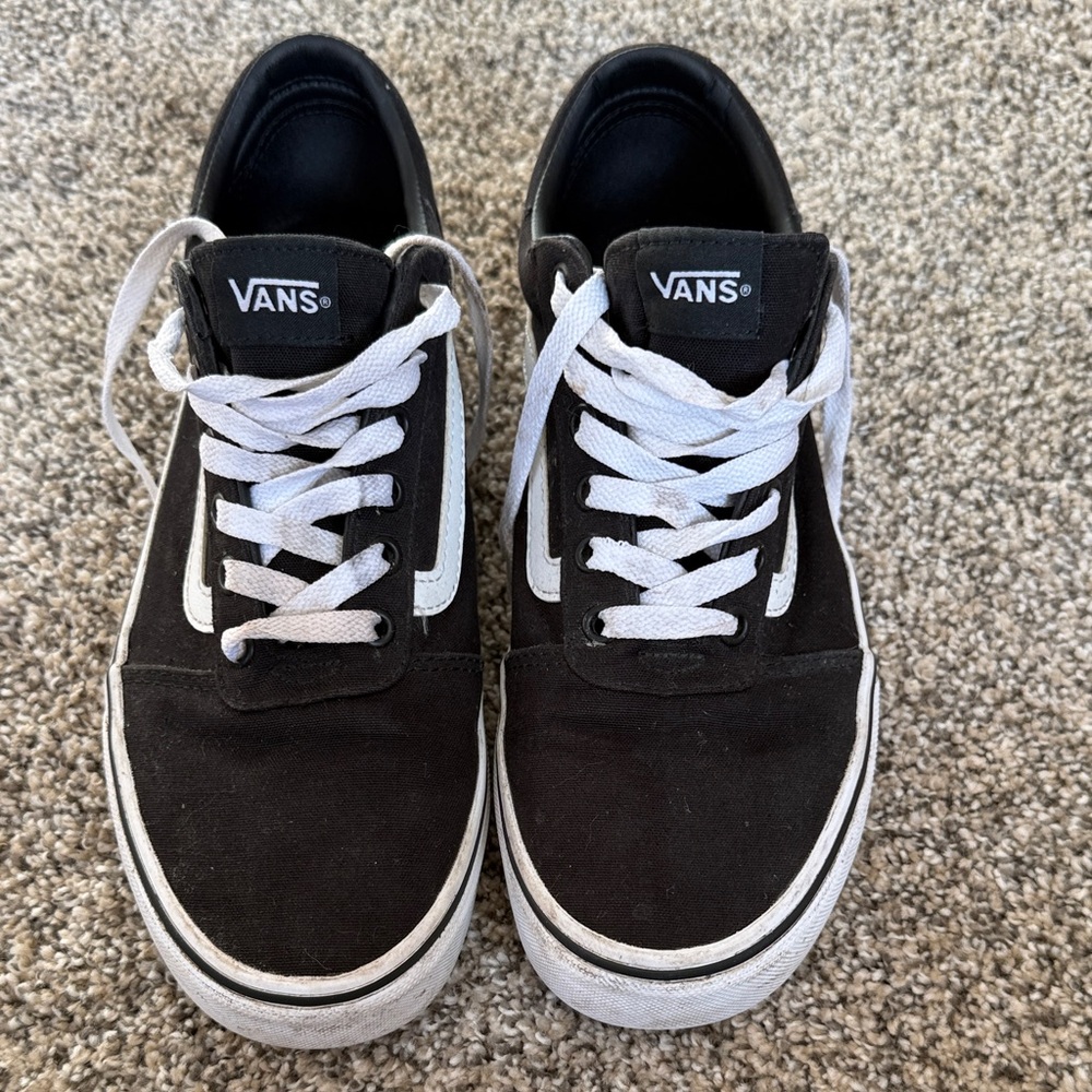 Vans Black and White Women's Sneakers